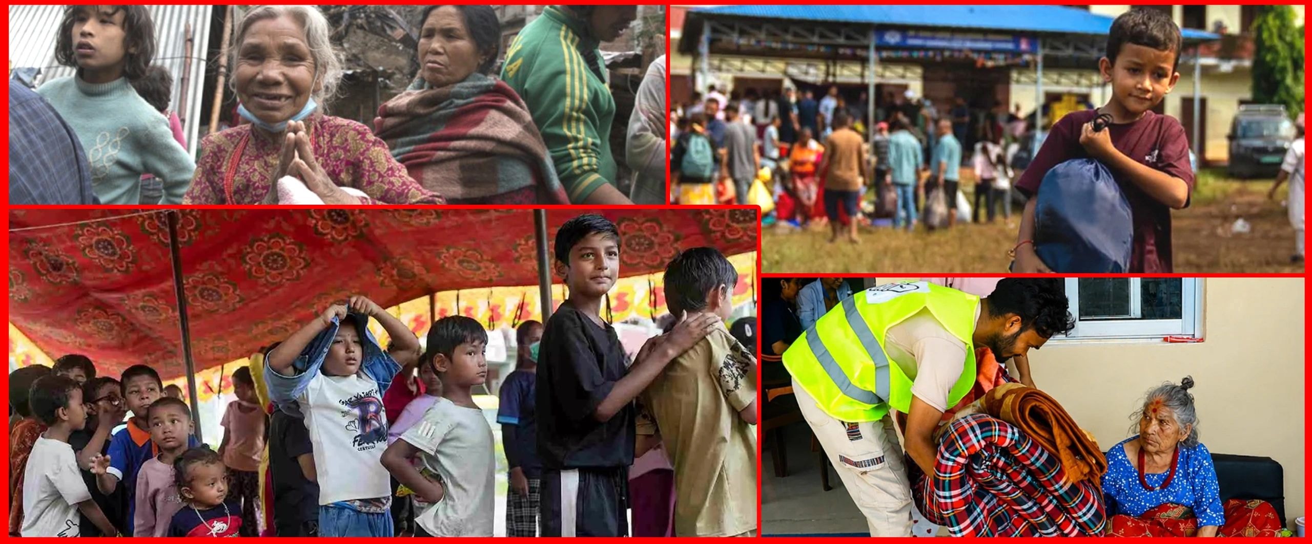 Flood relief efforts in Nepal